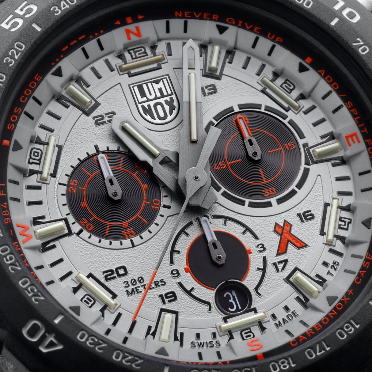 Luminox Reloj Analógico para Hombres de Cuarzo con Correa en Caucho XB.3748