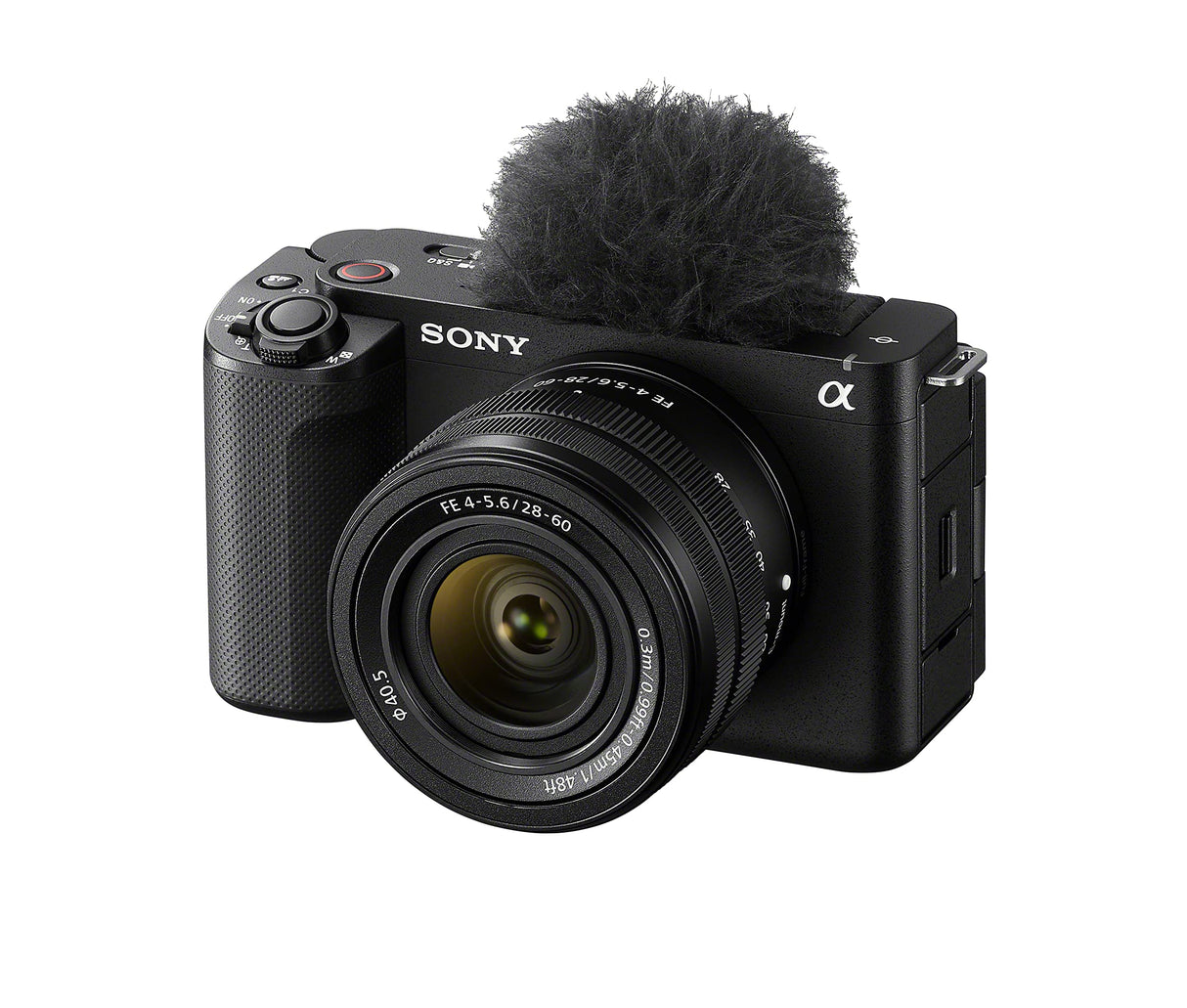 Sony ZV-E1, Cámara vlogging mirrorless full-frame de objetivo intercambiable con 28-60 mm f/4-5.6 (compacta y ligera, 4K 60p, 12.2 MP, sistema de estabilización de 5 ejes y digital)