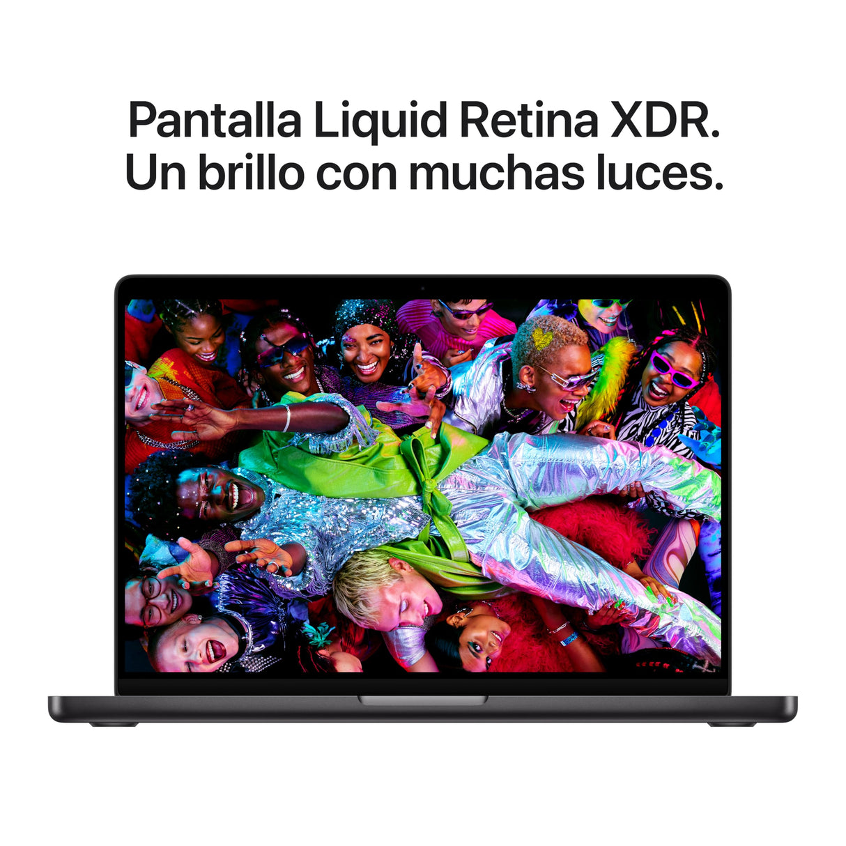 Apple MacBook Pro Portátil de 14,2" con M5,CPU de 10 núcleos y GPU de 10 núcleos: Creado para Apple Intelligence, Pantalla Liquid Retina XDR y 16 GB de Memoria unificada, 512GB; Negro Espacial
