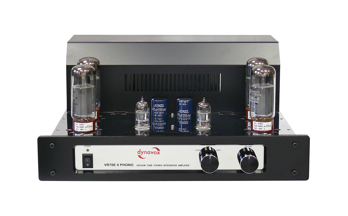 Dynavox Vr-70 E Ii Fono Amplificador De Tubo De Cromo