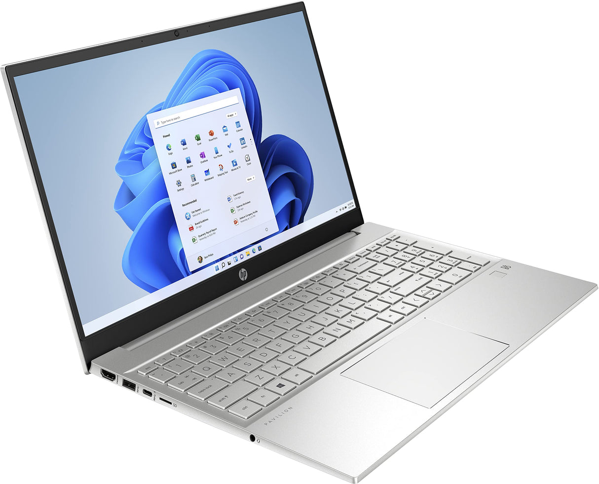 HP Pavilion, 15,6 Pulgadas Full HD Antiglare Slim IPS, Ryzen 5-5625U, 8GB RAM, AMD Radeon Integrated Graphics, 512GB SSD, Windows 11 Home, 15-eh2651nd, Zilver