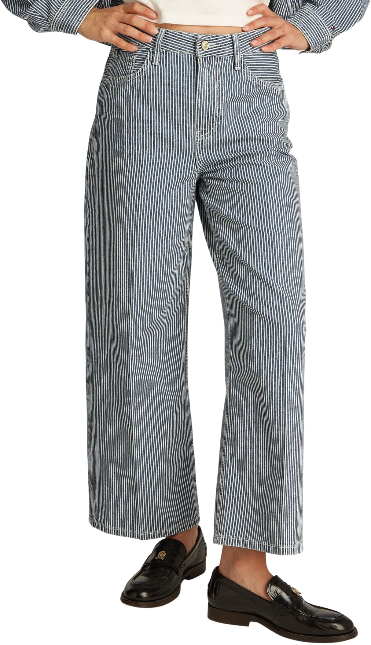 Tommy Hilfiger Vaqueros Mujer Wide Leg Talle Alto, Multicolor (Jaz), 30W/33L