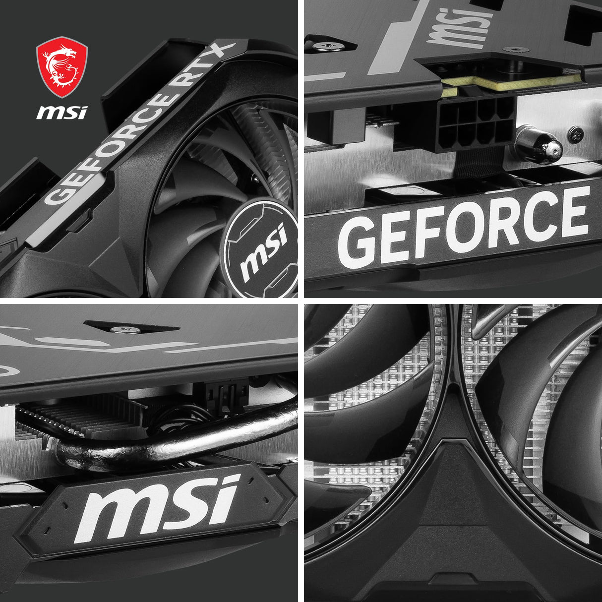 MSI GeForce RTX 4060 Ti VENTUS 2X BLACK 16G OC Tarjeta Gráfica - RTX 4060 Ti, 16GB GDDR6, 16GB, PCIe 4.0 - 2 x TORX Fan 4.0 - HDMI 2.1a, DisplayPort 1.4a, Estándar