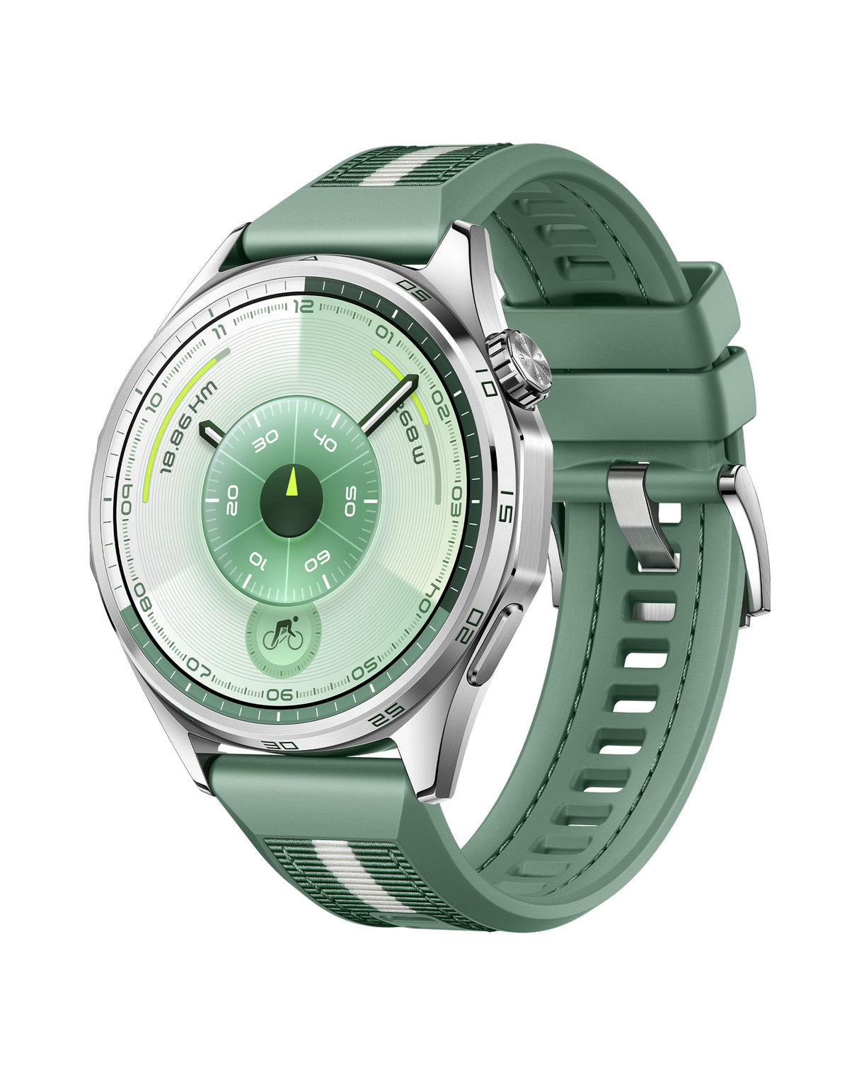 HUAWEI Watch GT 6 46mm GPS Smartwatch, 1.47''AMOLED Pantalla Táctil, hasta 21 Días de Autonomía, Ciclismo, 100+Modos Deportivos, Compatible con iOS Android, NFC, Monitoreo de Salud, Verde