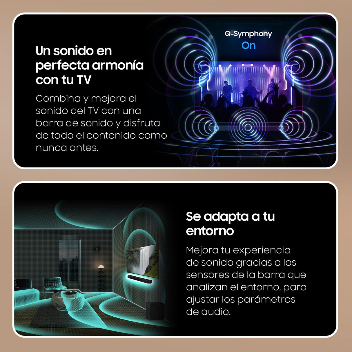 SAMSUNG Barra de Sonido HW-Q990D/ZF 2024 - Dolby Atmos inalámbrico, Q-Symphony,11.1.4 Canales, SpaceFit Sound Pro y Compatible con asistentes de Voz