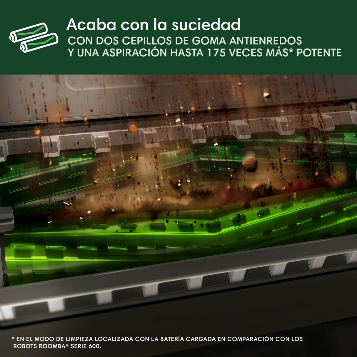 iRobot Roomba MAX 705 Combo con Base AutoWash multifunción y Agua Caliente, Rodillo de fregado PowerSpin Extensible, Cubierta Protectora, cepillos Dobles, fregado y Secado con Calor, LiDAR 3D con IA