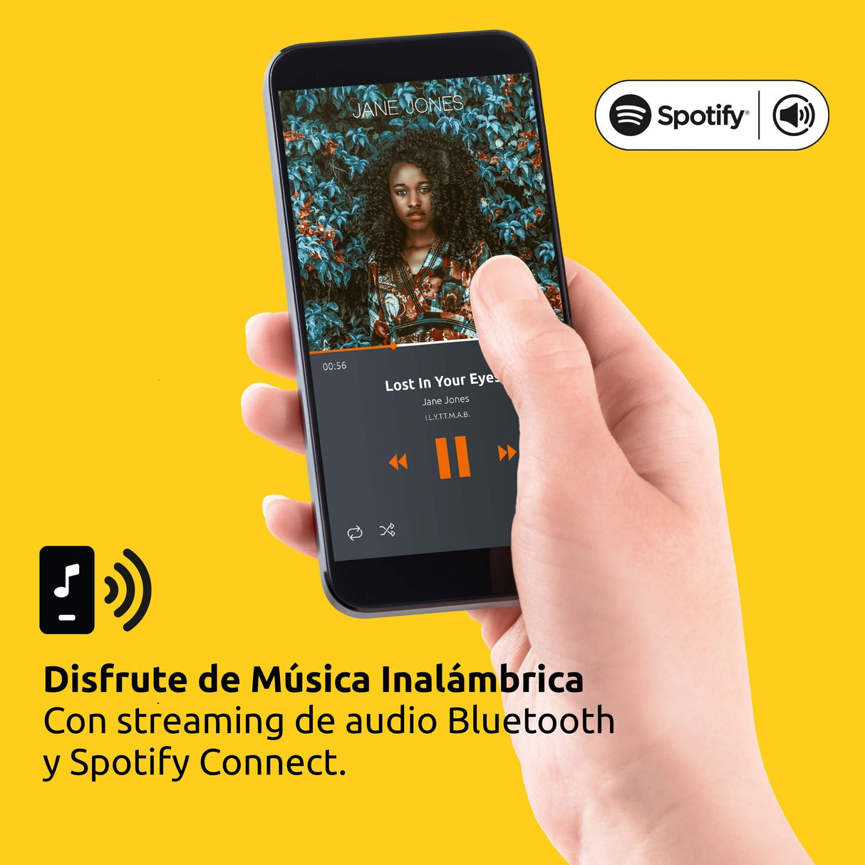 TechniSat DIGITRADIO 570 CD IR – Radio por Internet estéreo DAB+ (reproductor de CD, WLAN, FM, Bluetooth, Spotify, streaming por Wifi, USB, alarma, AUXin, ecualizador, mando a distancia, 2 x 5 W)