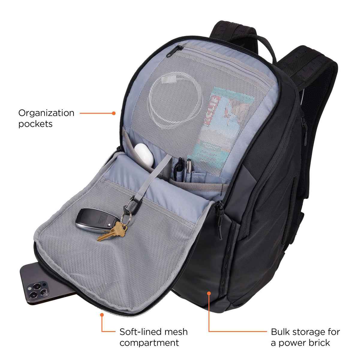 Thule Chasm Recycled Backpack 26L Black