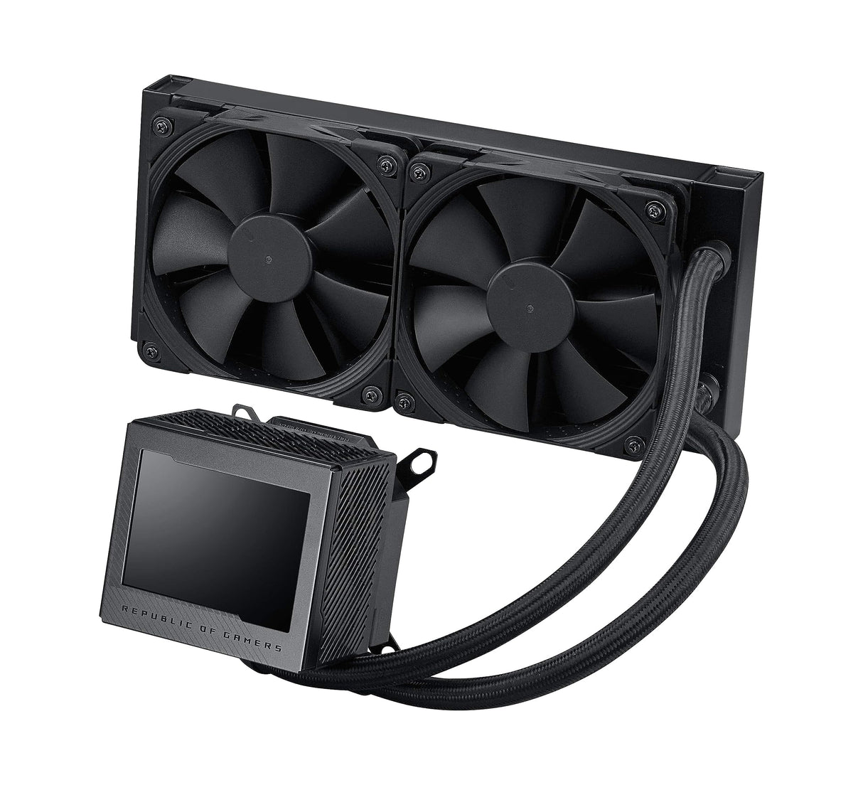 Asus ROG Ryujin III 240 - Kit de Refrigeración Líquida CPU, Pantalla LCD de 3.5", Bomba Asetek 8a Generación, Ventilador Integrado y 2 Ventiladores de Radiador Noctua 2000 PWM de 120 mm