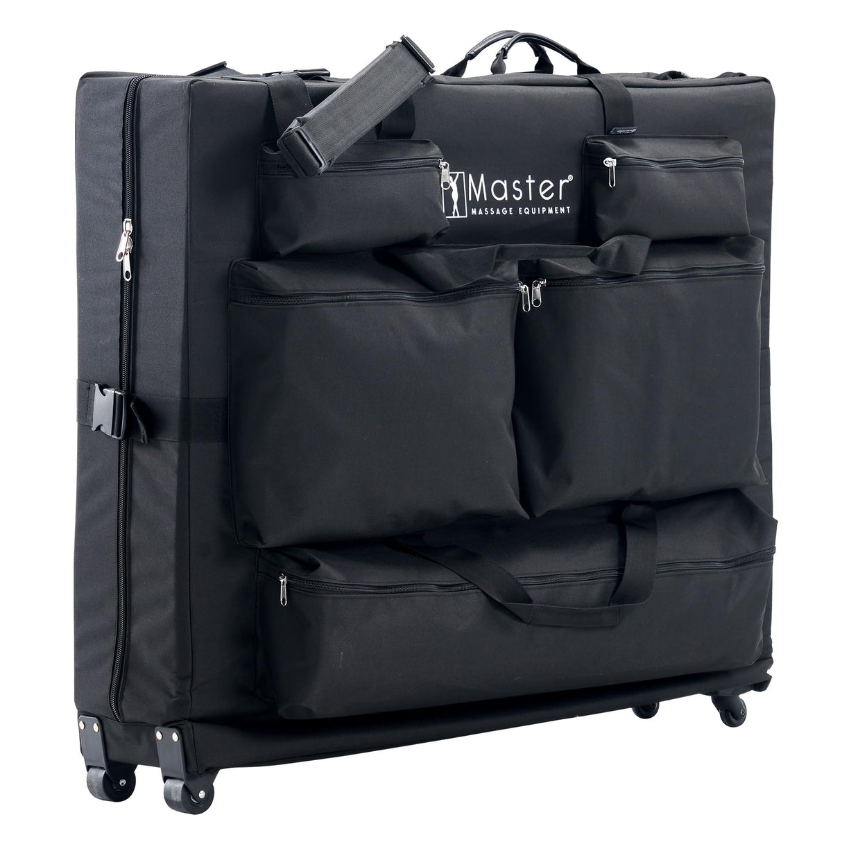 Master Massage Funda de Transporte Universal con Ruedas para Mesa de Masaje, Color Negro.