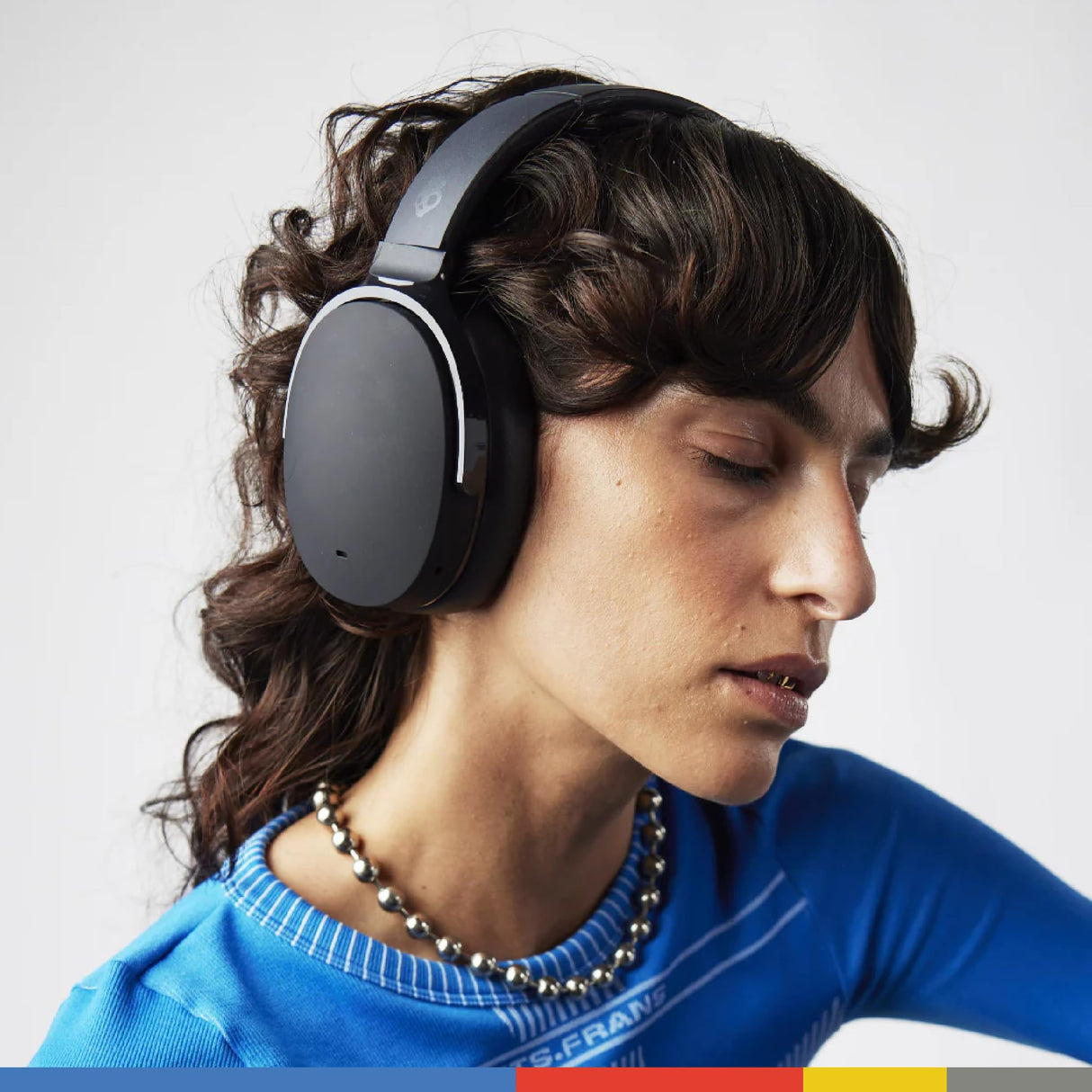 Skullcandy Hesh ANC Cascos Over-Ear Inalámbricos con Cancelación de Ruido, 22 h de Autonomía, Micrófono, Compatibles con iPhone Android y Dispositivos Bluetooth - Negro