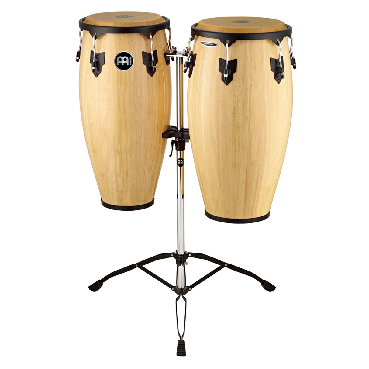 Meinl Percussion HC812NT - Set de congas de madera con parche natural (11 " y 12 "), Natural