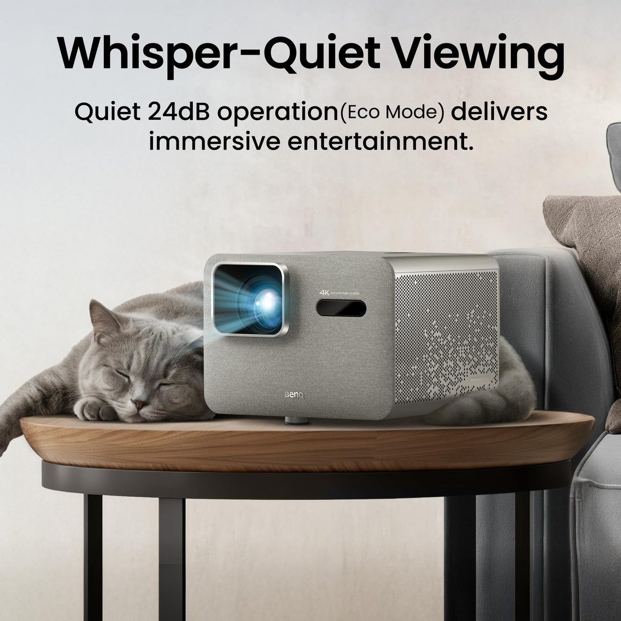 BenQ TK705i 4K HDR Home Entertainment Projector, 3000 ANSI Lumens, Google TV, Netflix, Low Input Lag, Auto Image Adjustment, Optical Zoom, Bluetooth, HDMI 2.1, 150" Big Screen, MEMC, HDR 10+