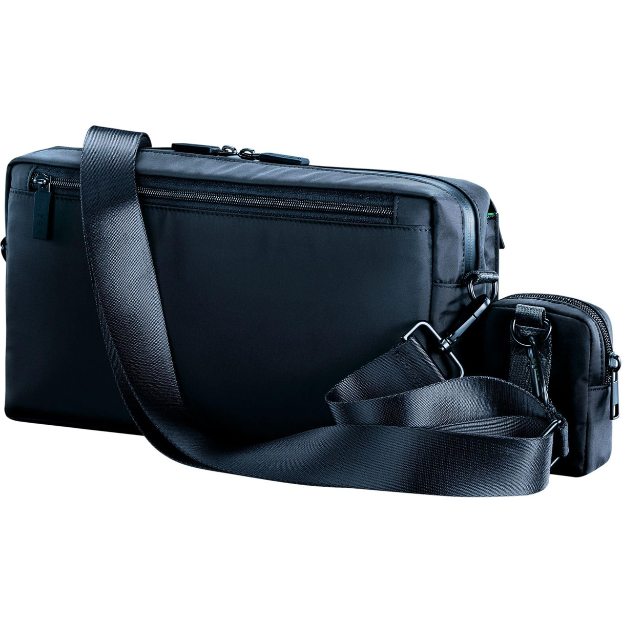 Razer Xanthus Crossbody Bolsa - Se adapta a Kishi, Steam Deck, Nintendo Switch - Nylon repelente al agua - Minibolsillo desmontable para auriculares - 3 bolsillos externos y 3 internos