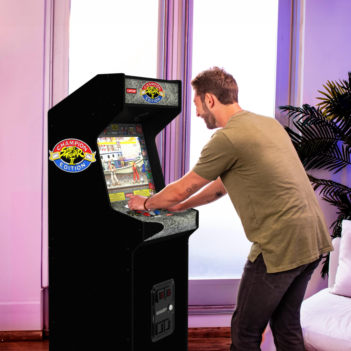 Arcade1Up Street Fighter II Deluxe Máquina Arcade