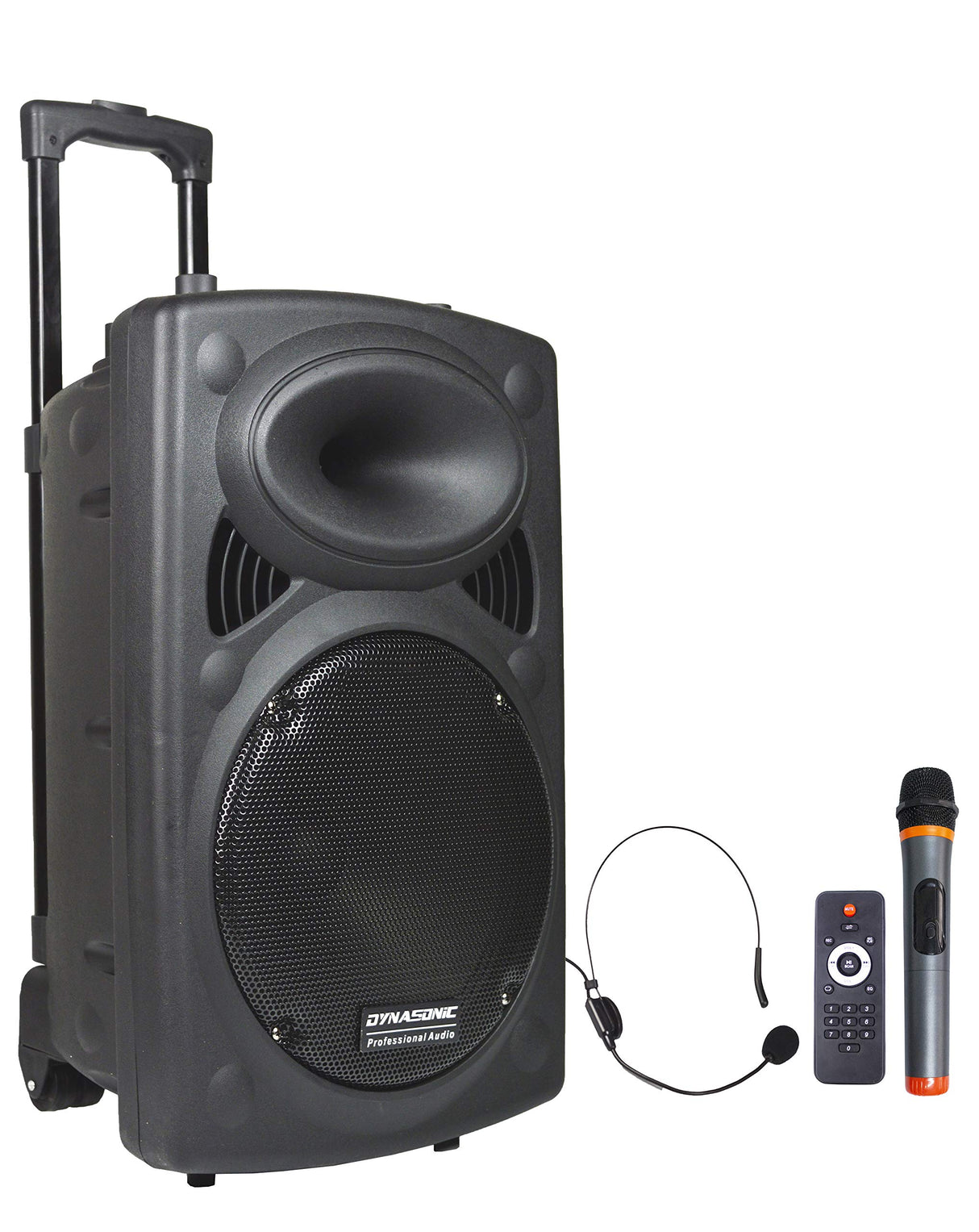 DYNASONIC - DYNAPRO 12' (2ª Generación) Altavoz Bluetooth Portatil Profesional, Altavoz Bluetooth Potente 700W 2 microfonos