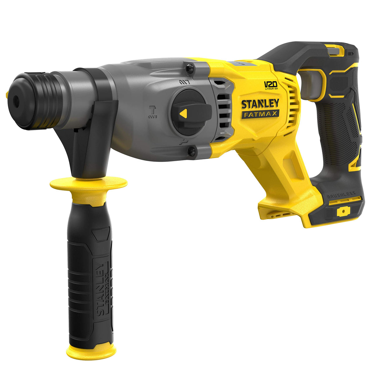 STANLEY SFMCH900B-XJ Martillo SDS-Plus V20 18V BRUSHLESS SIN Cargador/BATERÍA, Multicolor (Multicolor)