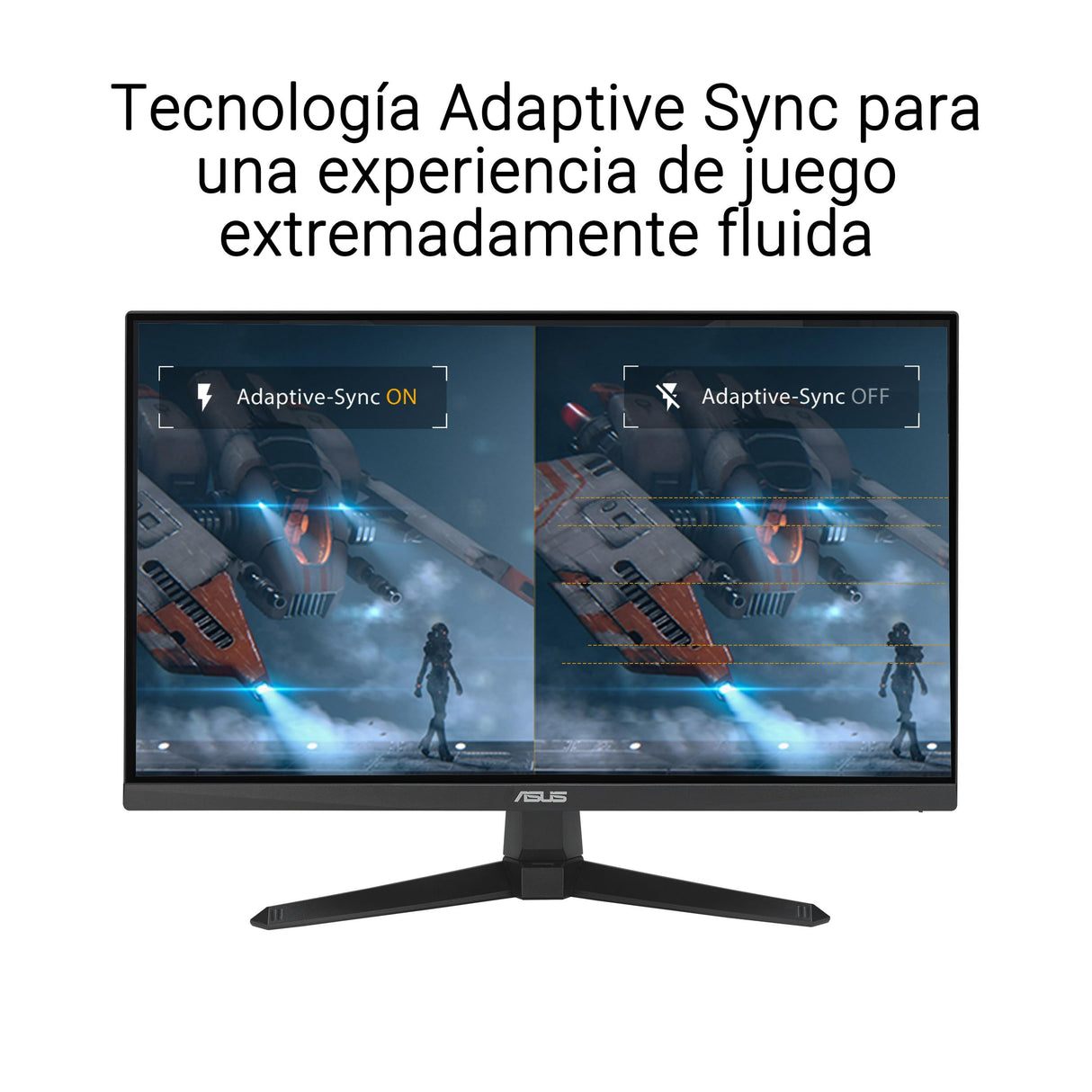 ASUS TUF Gaming VG249QE5A Monitor Gaming de 23.8", Full HD (1920 x 1080), overclocking a 146 Hz, IPS, ELMB Sync, MPRT de 1 ms, Altavoces estéreo, Variable Overdrive, DisplayWidget Center