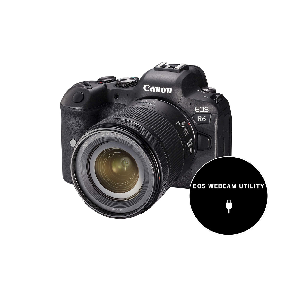 CANON EOS R6 Cámara Mirrorless + Objetivo RF 24-105 mm F4-7.1 IS STM, Cámara Evil Full Frame (20,1 MP) -6.5 EV, Vídeo 4K 60p, Dual Pixel CMOS AF II, Pantalla Táctil de Ángulo Variable, Negro