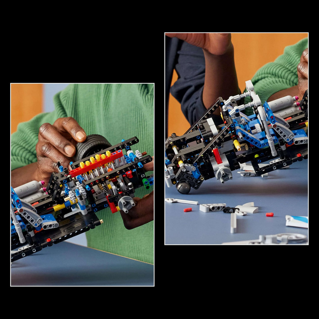 LEGO Technic Coche Nissan Skyline GT-R (R34) de 2 Fast 2 Furious - Kit de Maqueta de Coche para Adultos - Función de Derrape, Dirección, Suspensión y Motor de 6 Cilindros - Regalo para Hombres 42210