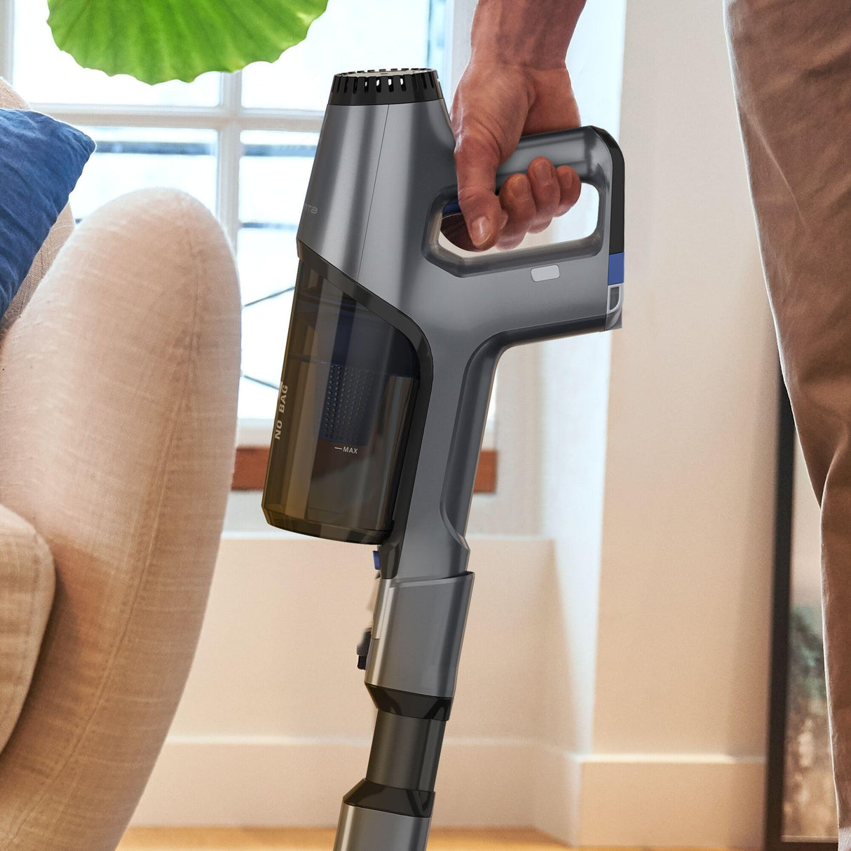 Rowenta XPert 3.60 Flex RH6971 - Aspiradora escoba sin cable, con 3 funciones en 1, autonomía de 45 minutos, batería de litio, tubo flexible, fácil acceso del suelo hasta el techo
