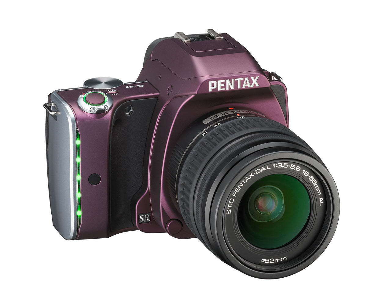 Pentax KS-1 Cámara DSLR - Dawn Purple (Lente DA L de 18-55 mm, 20MP)