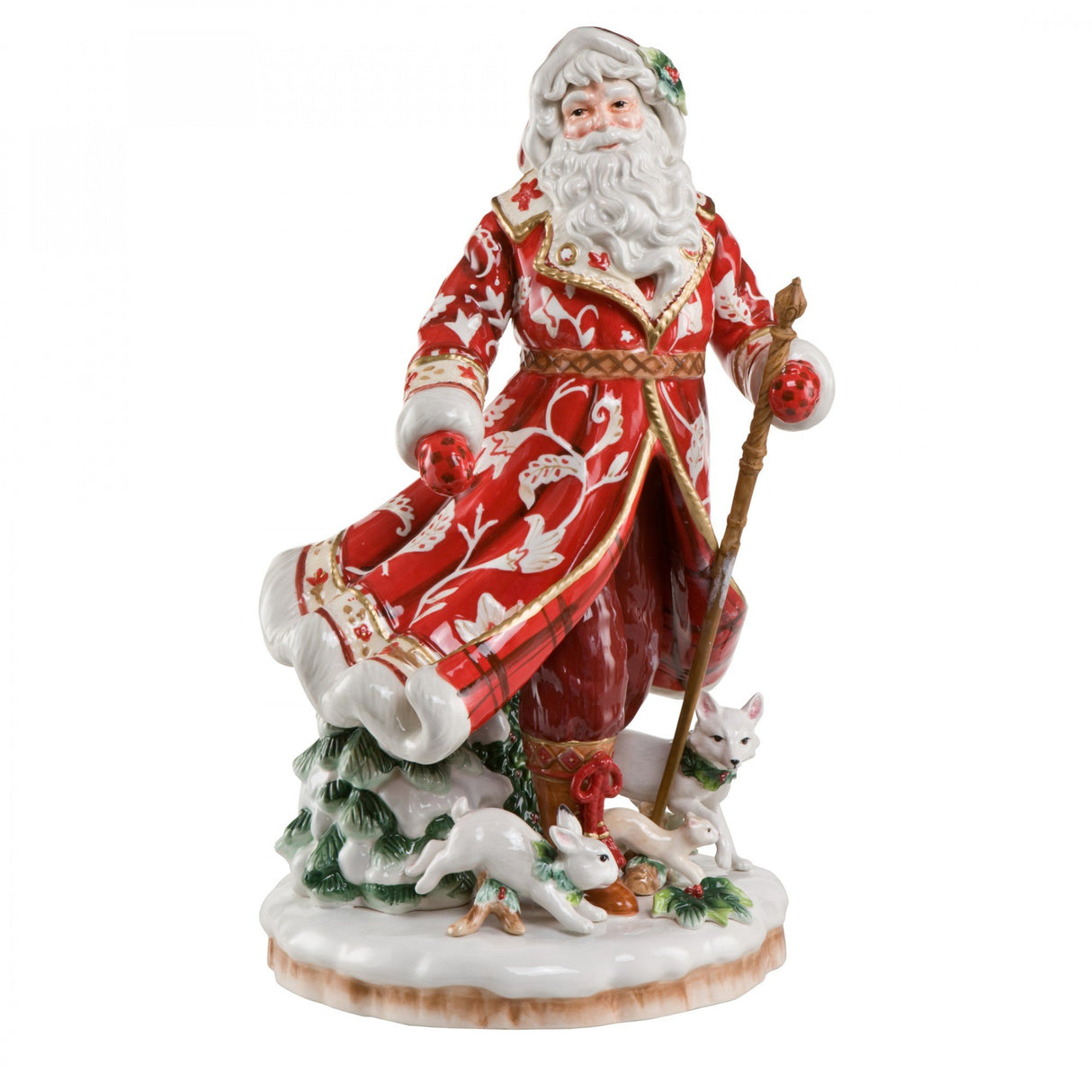 Goebel - Fitz y Floyd Santa Claus 29.00 x 27.50 x 47.50 cm, Manchado