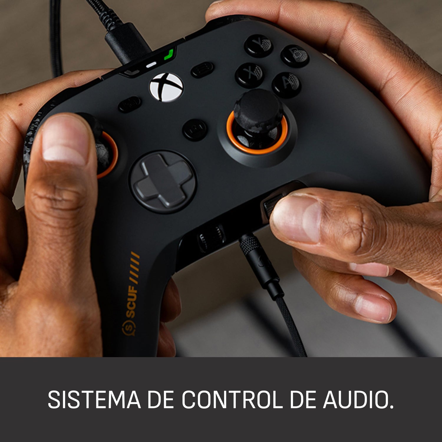 SCUF VALOR PRO Mando Xbox Performance con Cable – Palas Traseras Personalizables, Gatillos Instantáneos, Palancas de Efecto Hall, Controles de Audio, Xbox Series X|S, Xbox One, Windows PC – Gris Acero