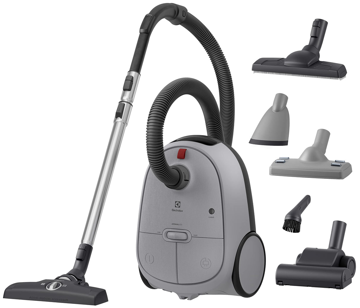 ELECTROLUX EB61A5UG, Aspirador Trineo con Bolsa, Urban Grey