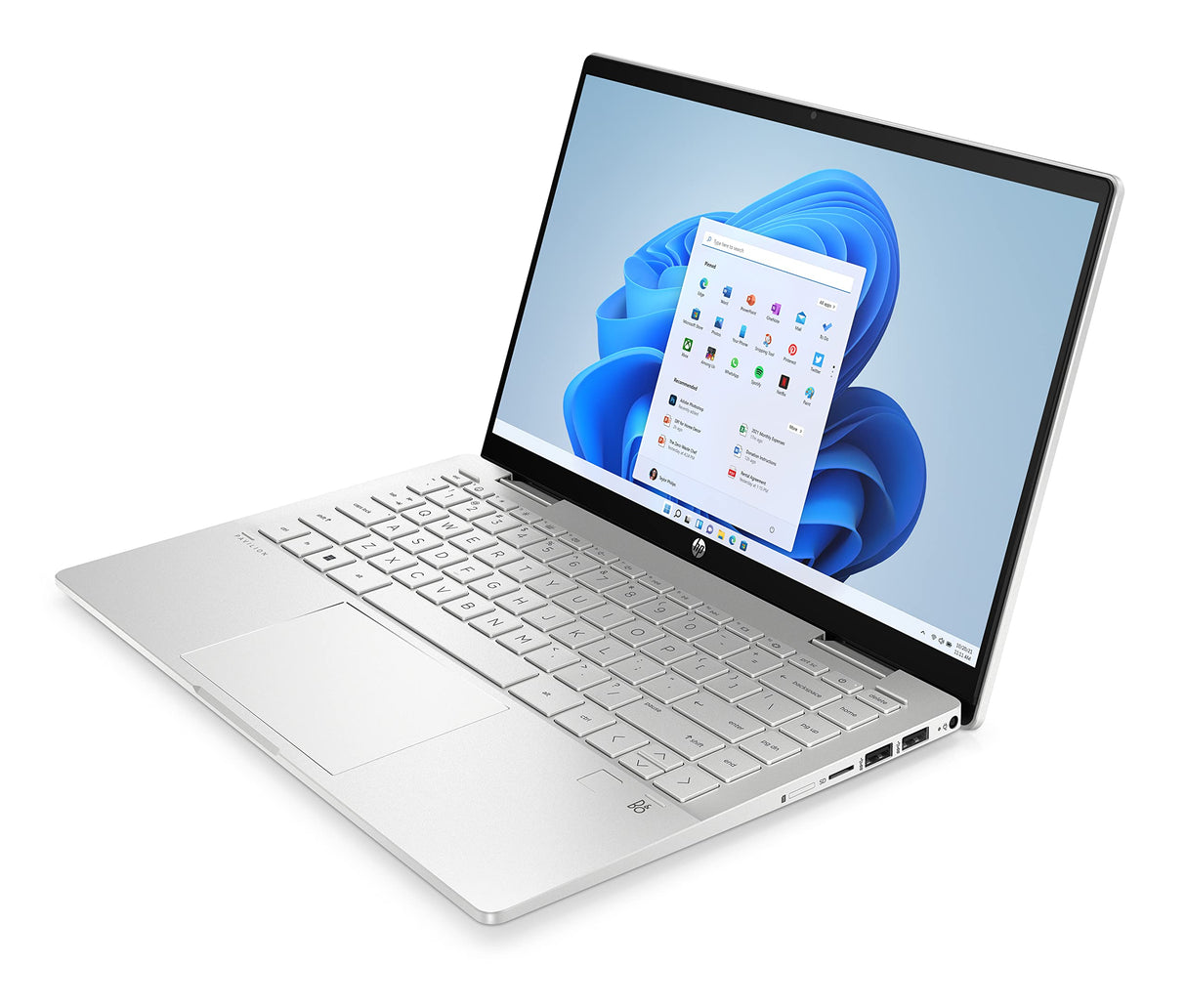 HP Pavilion x360 14-ek1050ns - Ordenador portátil de 14" Full HD (Intel Core i5-1335U, 16GB RAM, 512GB SSD, Intel Iris Xe Graphics, Windows 11 Home) Silver - Teclado QWERTY Español