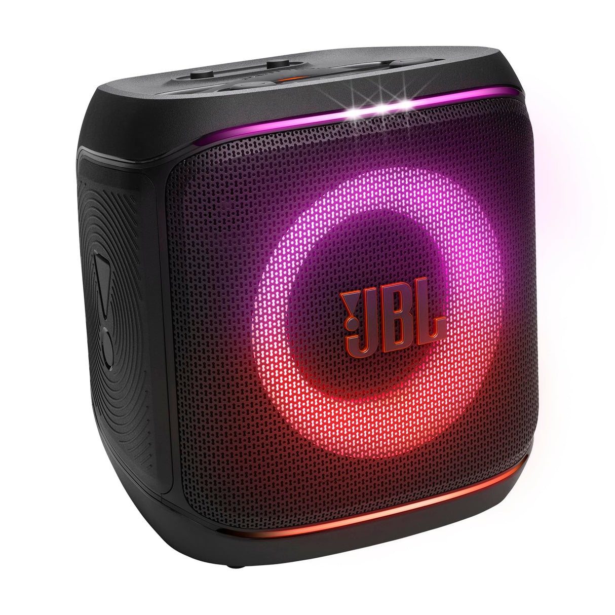 JBL Partybox Encore 2, altavoz inalámbrico bluetooth para fiestas, con micrófono, 15h de autonomía, resistente a salpicaduras, sonido JBL Pro y AI Sound Boost, compatible con Auracast, negro