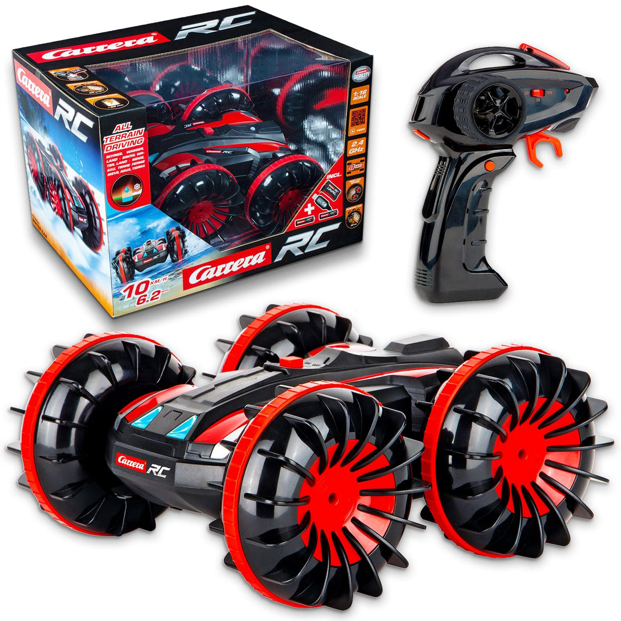 Carrera - 370160131-2,4GHz All-Terrain Stunt Car