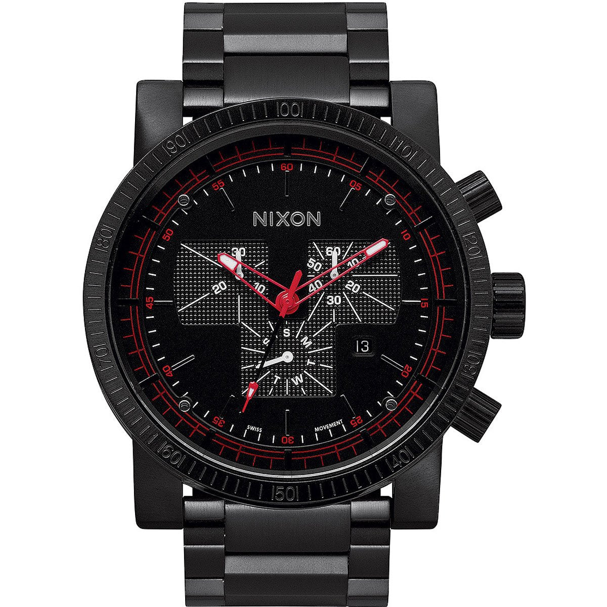 Nixon A457001-00 - Reloj de Pulsera Hombre, Acero Inoxidable, Color Negro