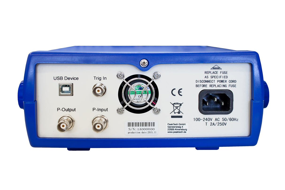 PeakTech, Generador de funciones 10Μhz, 3MHz con amplificador de potencia de 10W / control remoto vía USB/Fm, Am, PM, Pwm, modulación FSK, 1 pieza, P 4055 MV