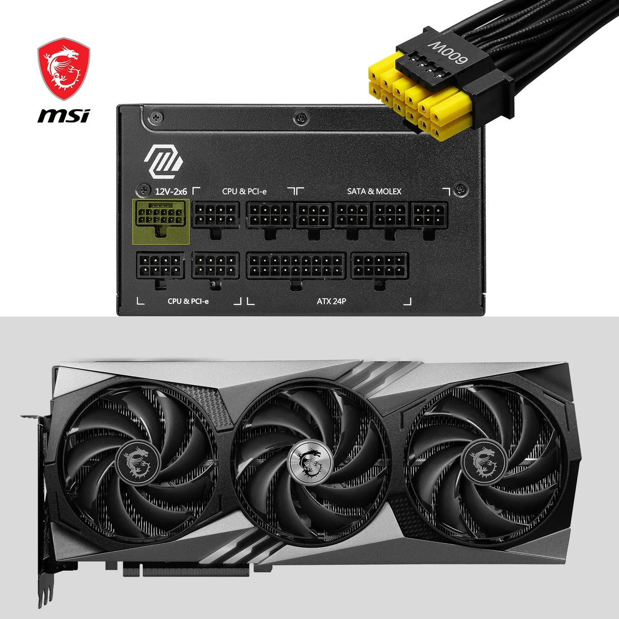 MSI mag A1250GL ATX 3.1 PCIe 5.1 1250W 80 Plus Gold Modular