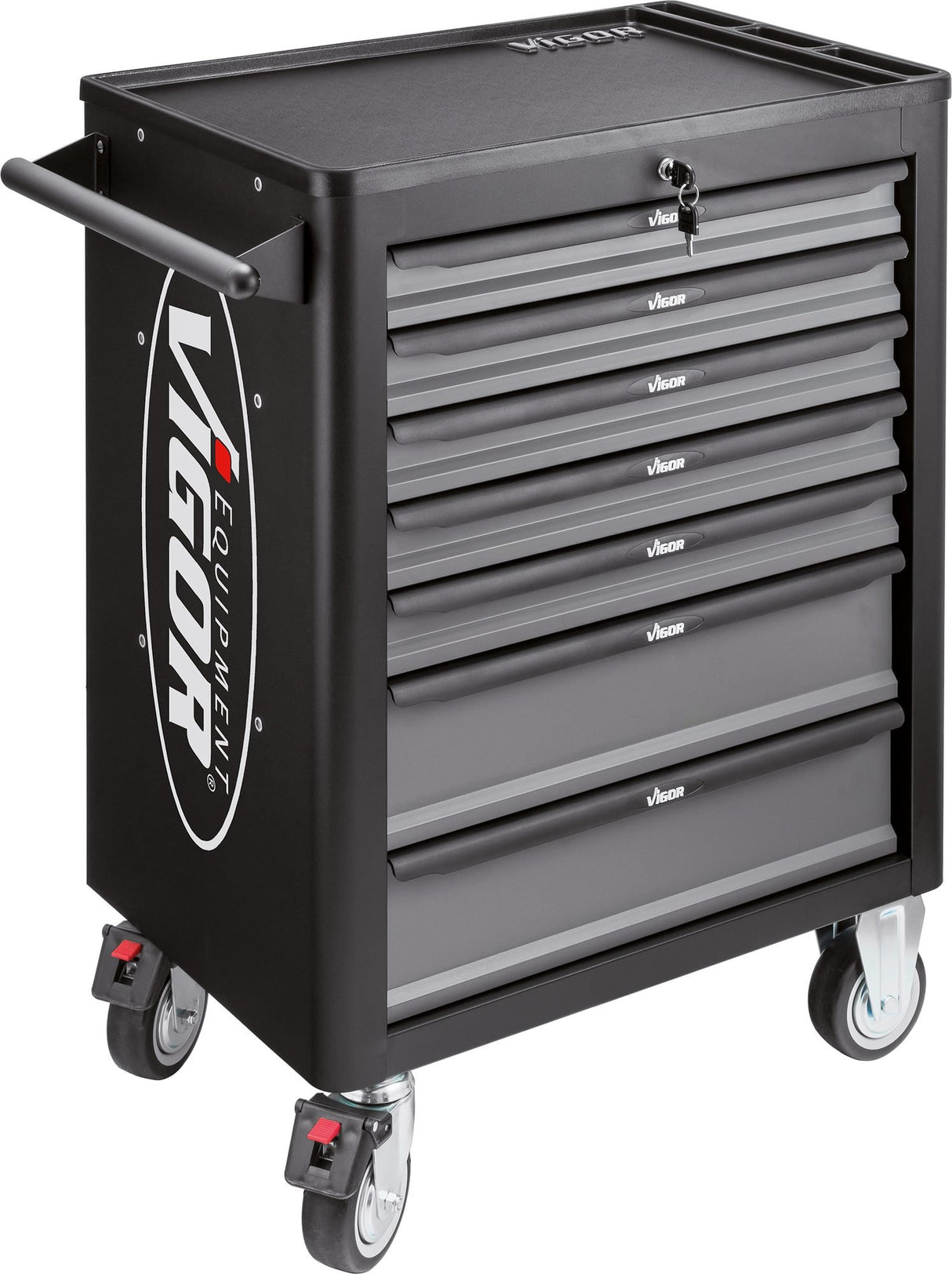 Vigor Carrito de taller con selección Longitud total: 723 mm ∙ Número de herramientas: 317, 1 pieza, v5055