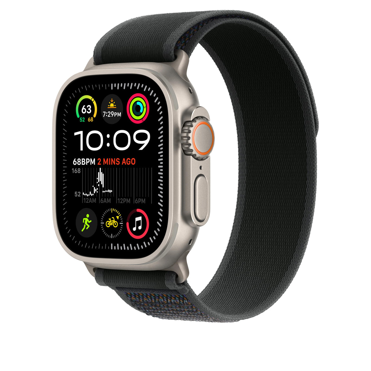 Apple Watch Band - Correa Loop Trail - 49 mm - Negro - Talla M/L