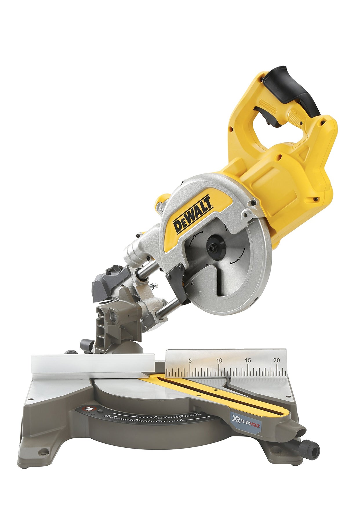 DEWALT DCS777N-XJ - Ingletadora telescópica sin escobillas XR Flexvolt 54V / 18V, diámetro de 216 mm y luz XPS sin cargador/batería