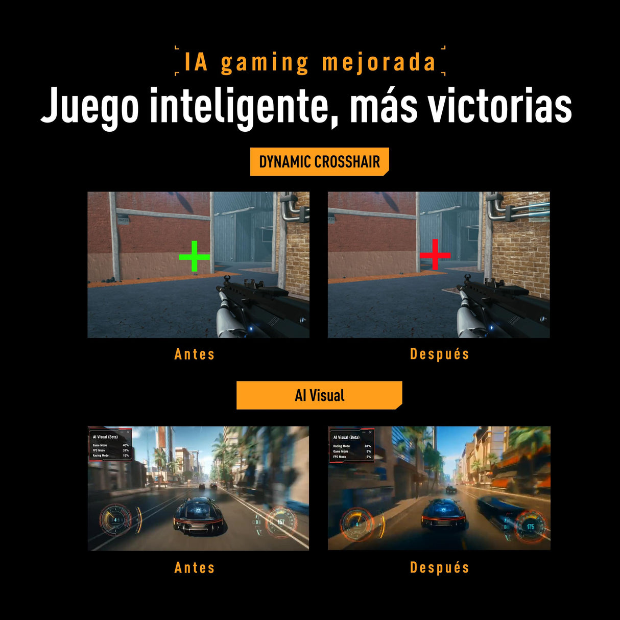 ASUS TUF Gaming VG279QM5A Monitor de 27 Pulgadas Full HD Fast IPS, 240 Hz, 0.3 ms, Compatible con G-Sync, AMD FreeSync Premium, ELMB Sync, 99% sRGB, DisplayWidget Center, Gaming AI