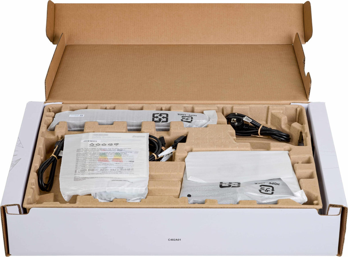 iiyama ProGraphic HB3201UHSNP-B1 32 IPS (DCI-P3 99%, sRGB 100%, validado por Pantone), UHD 3840 x 2160, 4 ms, 1 HDMI, 1 DP, 1 USB Tipo C 96 W PD, Salida DP