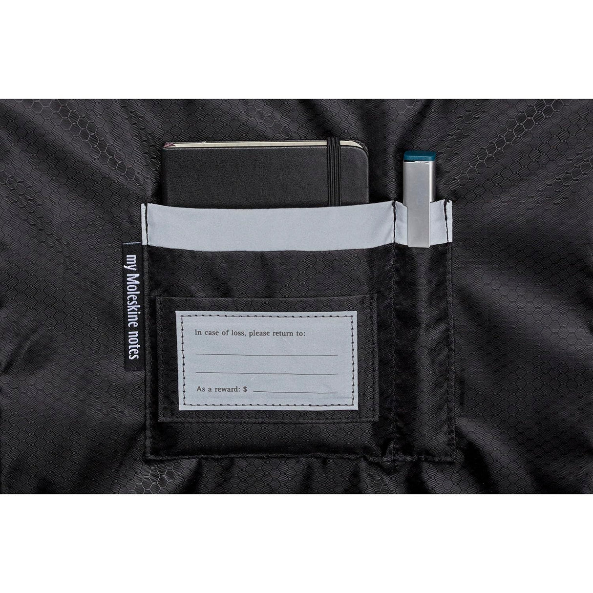 Moleskine Mochila Vertical Colección Metro, Bolso Porta Pc para Laptop, Notebook, iPad y Tablet hasta 15 Pulgadas, Dimensiones 31 x 42 x 10 cm, Color Azul Zafiro