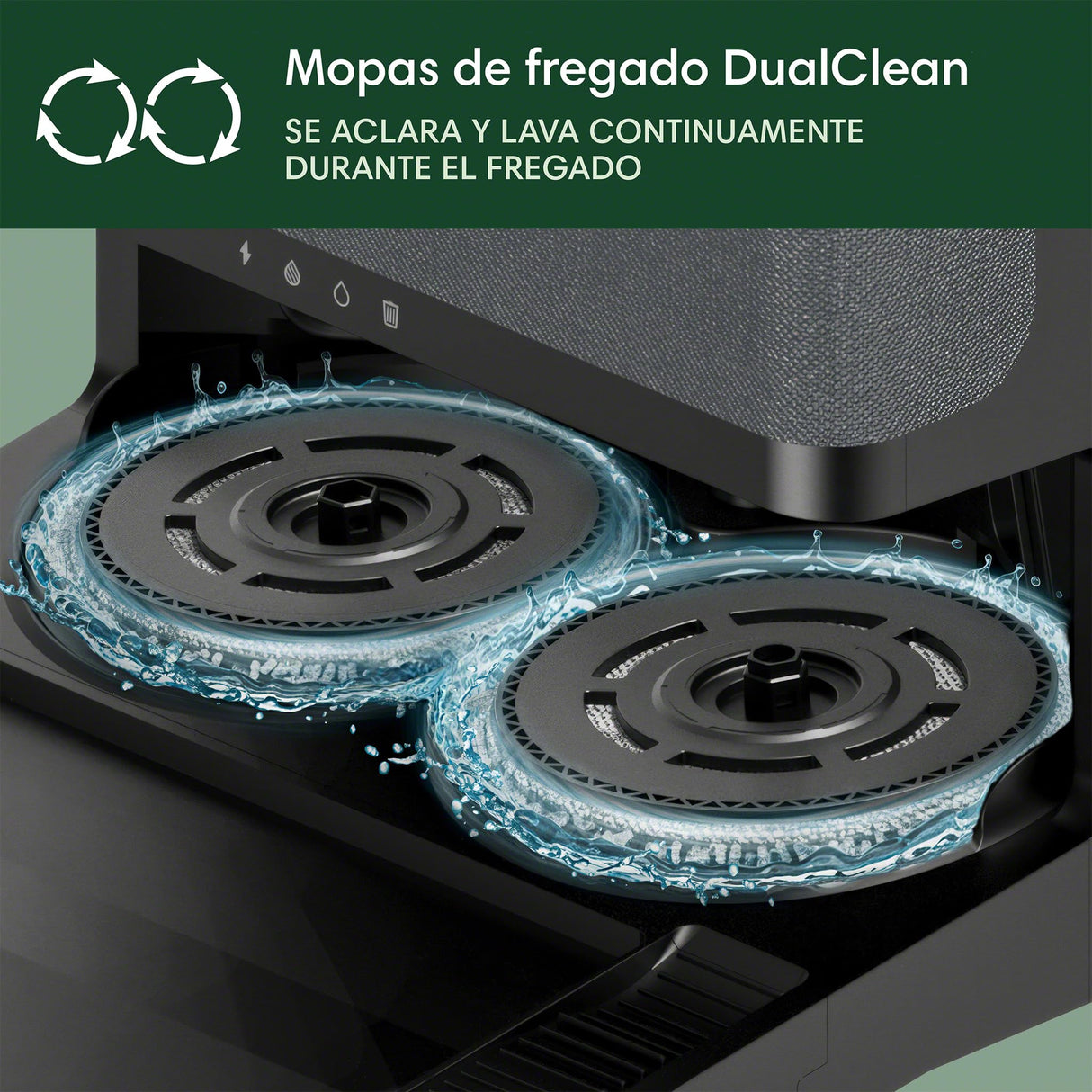 iRobot Roomba Plus 505 Combo with Multi-Function and Self-Cleaning AutoWash Base, DualClean Mops with PerfectEdge, PrecisionVision IA, Clearview Pro LiDAR, Hot Air Drying Mops, 75 Days Self-Empty_N