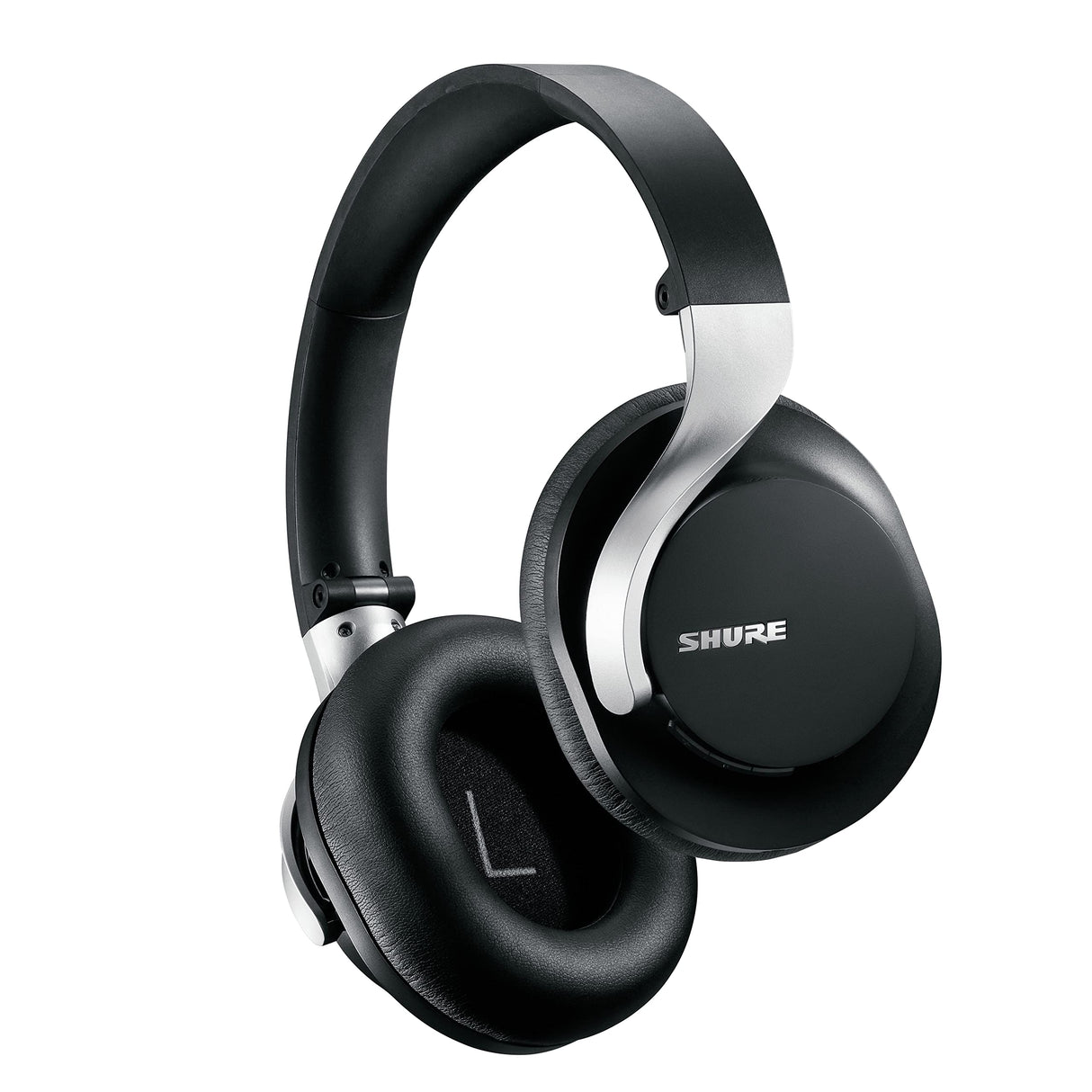Shure AONIC 40 sobre la Oreja inalámbrica Bluetooth Ruido Auriculares cancelando con micrófono, duración de la batería de 25 Horas, iPhone y Android - Negro