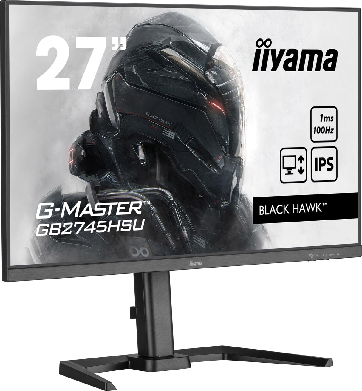 iiyama Monitor GB2745HSU-B2-27, IPS, 1920x1080/100Hz, 1H1DP, HAS