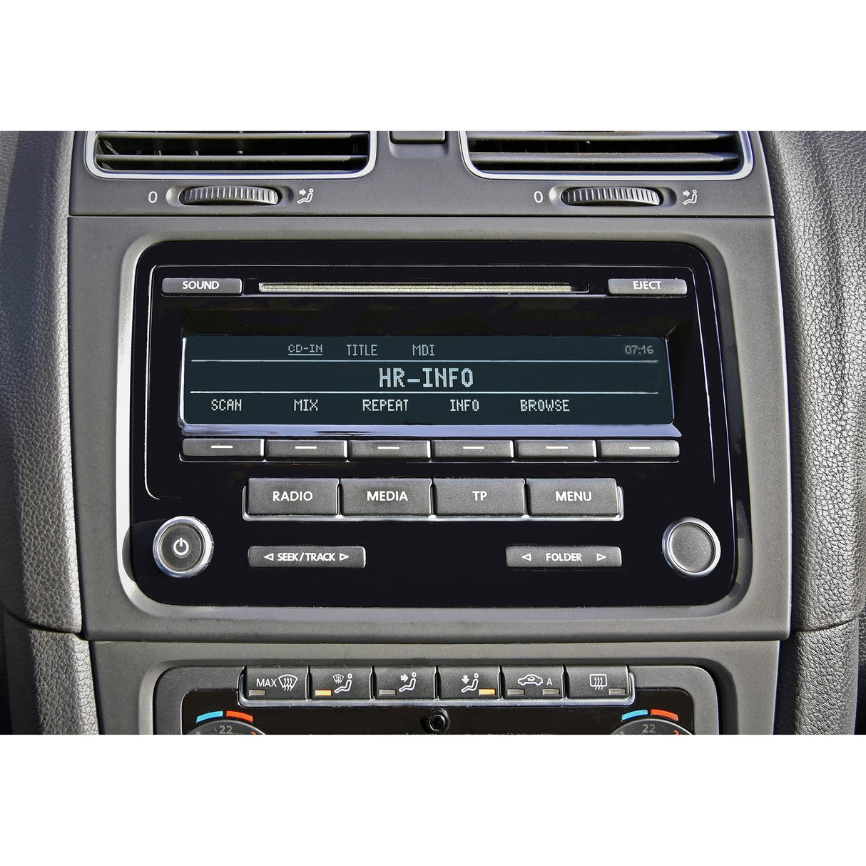 Volkswagen 000063212C - Kit de reequipamiento para Radio Digital Dab+, Control de Radio, Control de Botones, Solo para RCD310, Solo para vehículos sin Entrada Multimedia