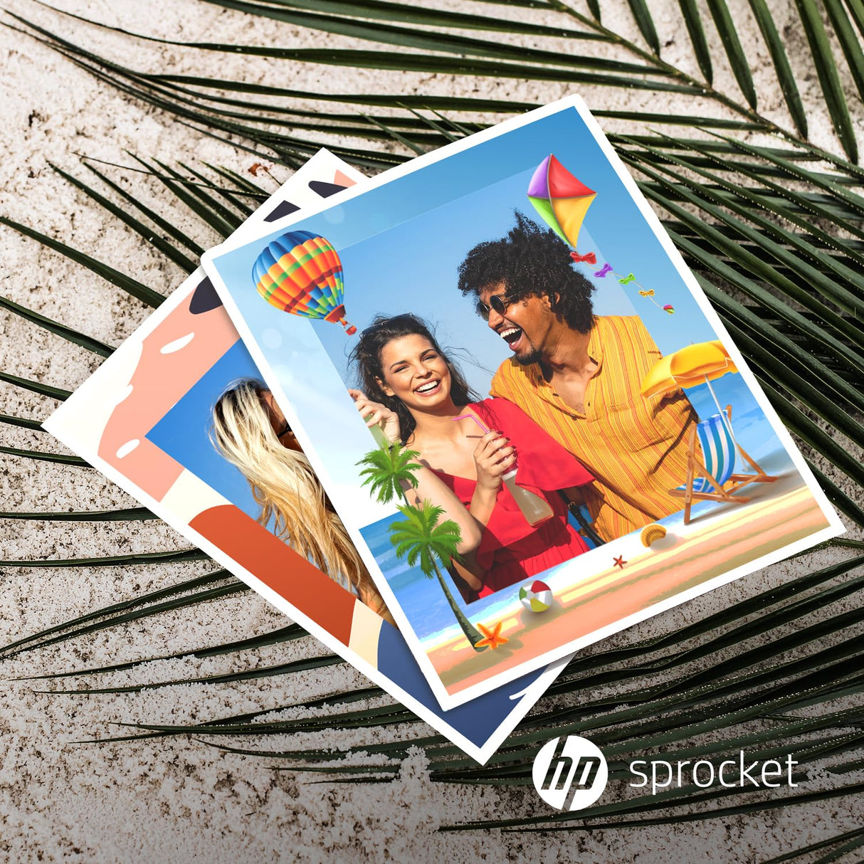 HP Sprocket Máquina de Fotomatón Impresora de Fotos a Color Instantánea (Blanco) Paquete de Papel + Papel Fotográfico Zink 3.5 x 4.25” Zink con Respaldo Adhesivo (500 Hojas)
