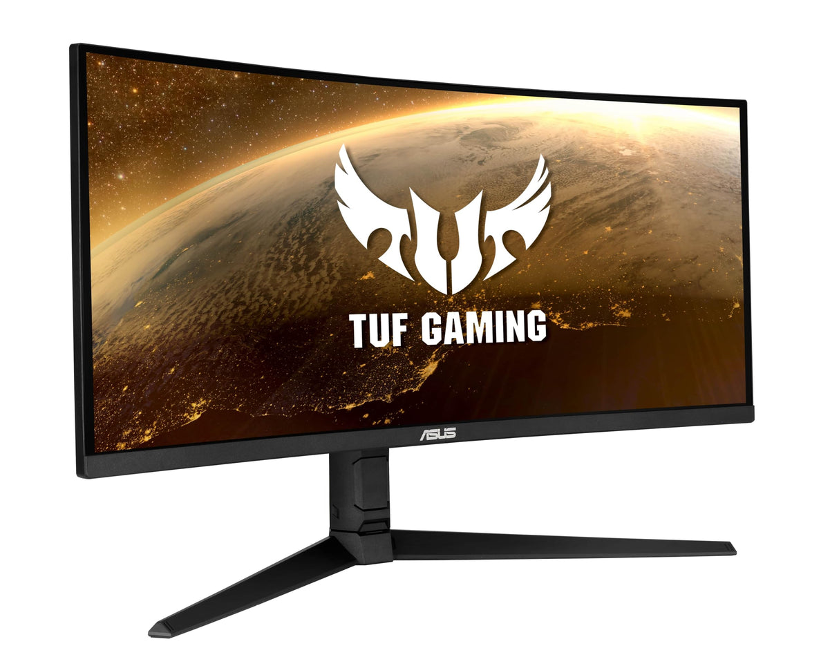 ASUS Monitor Gaming TUF Gaming VG34VQL1B: 34 Pulgadas, WQHD (3440x1440), 165 Hz (más de 144 Hz), Extreme Low Motion Blur, FreeSync Premium, 1ms (MPRT), Curvo, DisplayHDR 400
