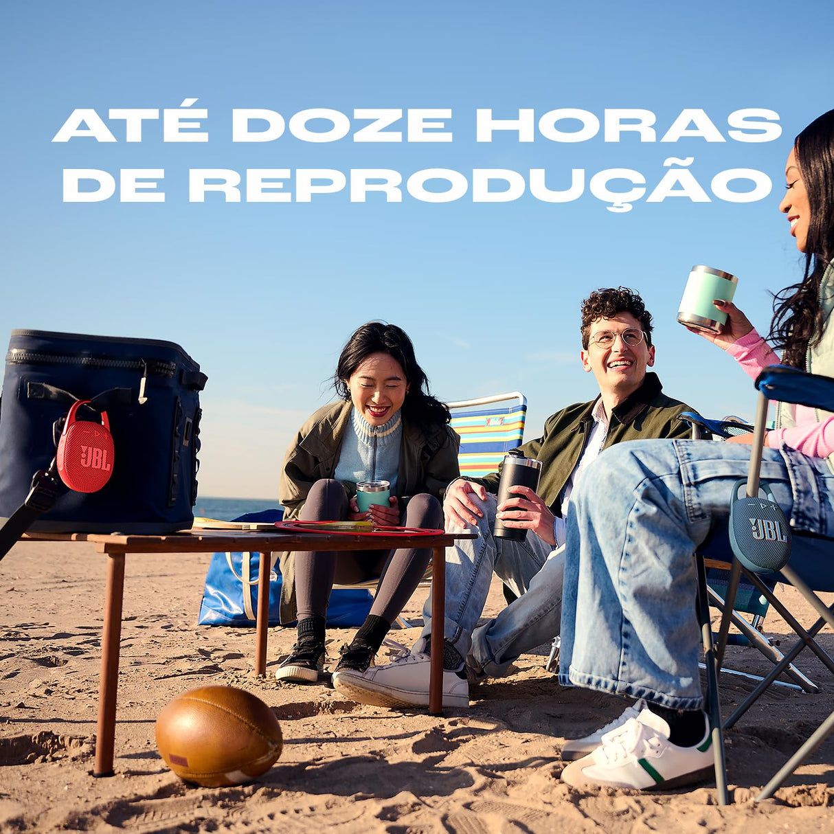 JBL Clip 5, Altavoz inalámbrico portátil con Bluetooth, resistente al agua y al polvo IP67, hasta 12h de reproducción y más con Playtime Boost activado, negro