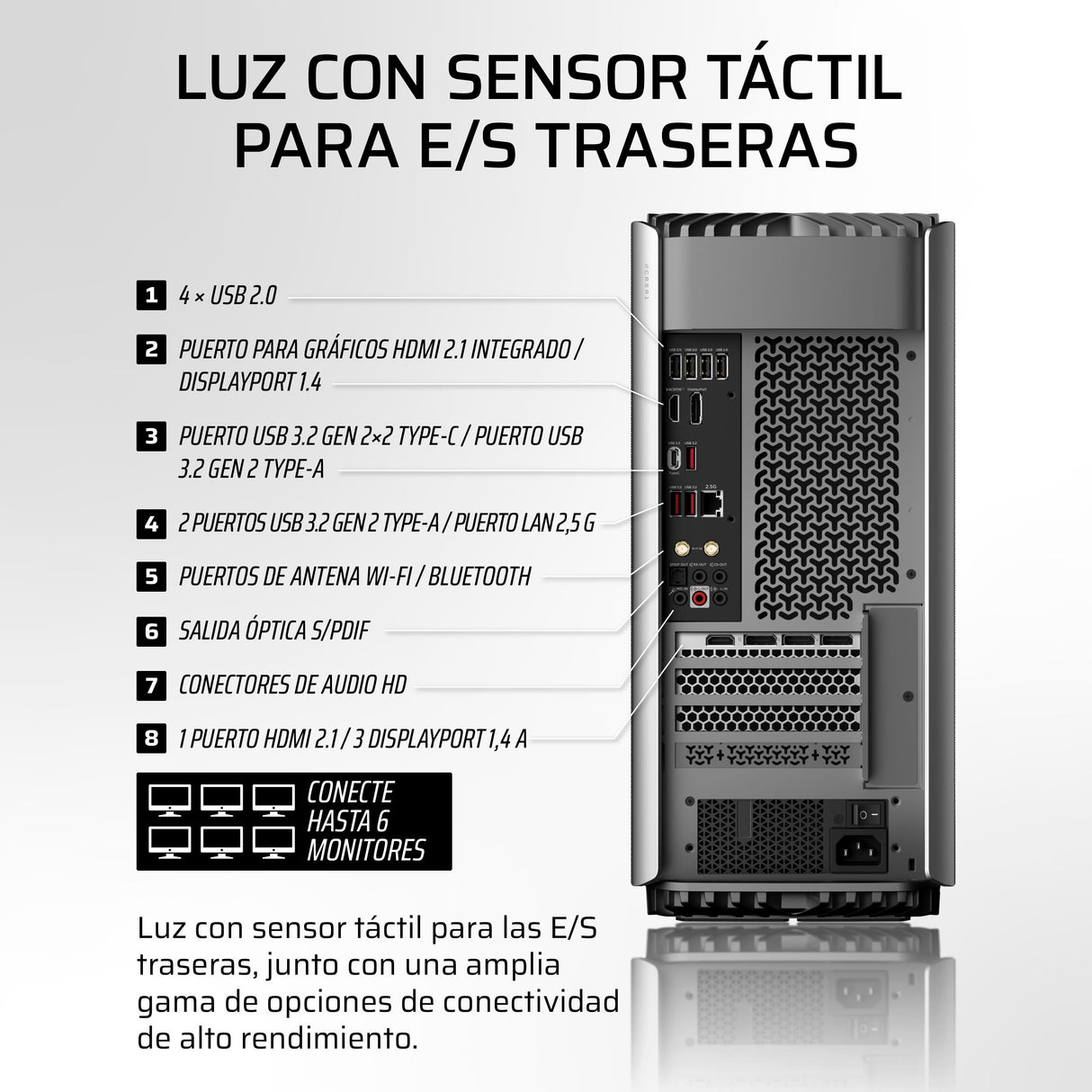 Corsair One i500 PC para Juegos – CPU Intel® Core™ i9 14900K con Refrigeración Líquida – GPU NVIDIA® RTX™ 4080 Super con Refrigeración Líquida – 32GB Memoria DDR5 – 2TB SSD M.2 – Madera Oscura
