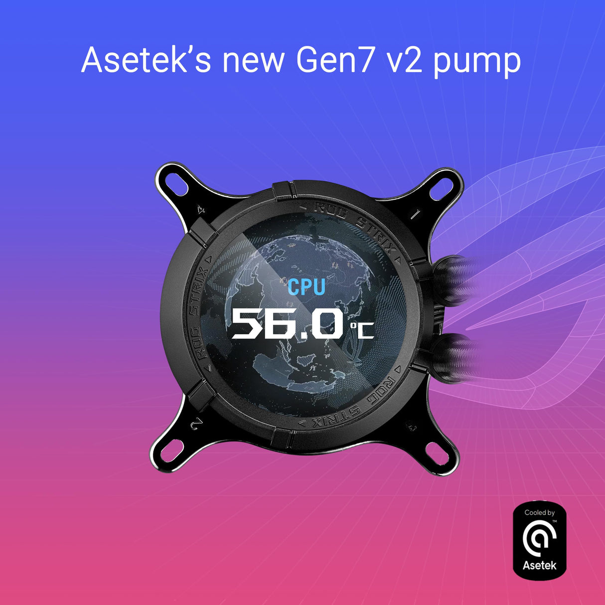 ASUS ROG Strix LC III ARGB LCD All-in-One - Refrigeración por agua (pantalla LCD IPS de 2,1 pulgadas, bomba Aseteks Gen7 v2, 3 ventiladores ROG ARGB, 2200 RPM, 3,92 mm H2O, 70,38 CFM, tecnología 0 dB,